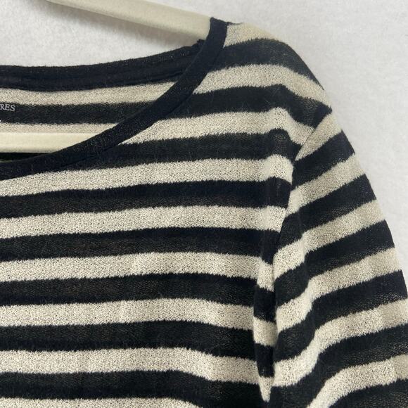 Majestic Filatures Deluxe Teeshirt Stripe Long Sleeve Top Size 3 US Medium - Picture 6 of 6